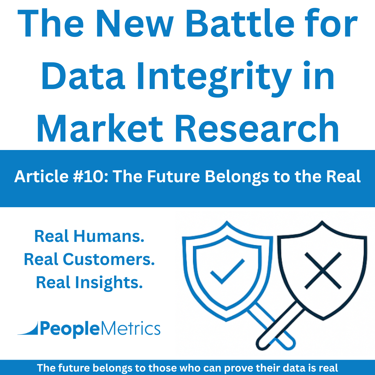 The New Battle for Data Integrity in Market Research: The Future Belongs to the Real